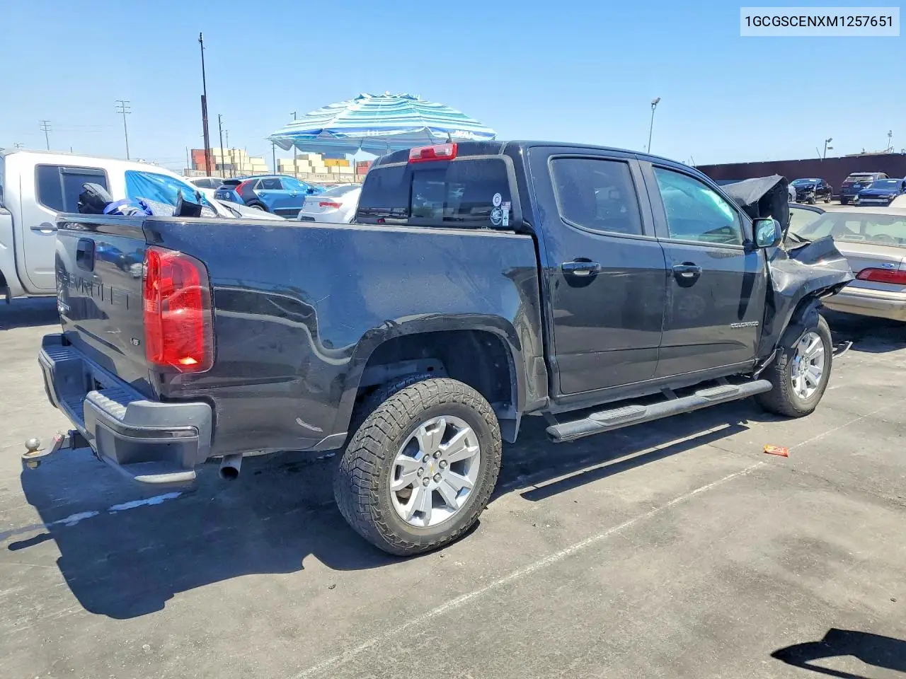 2021 Chevrolet Colorado Lt VIN: 1GCGSCENXM1257651 Lot: 56856526