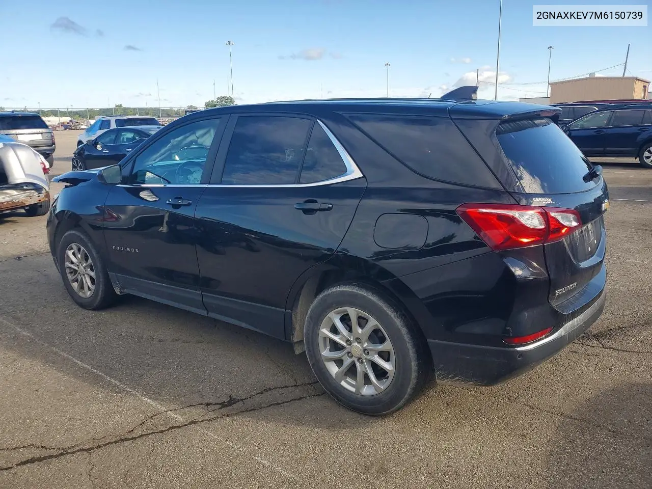 2021 Chevrolet Equinox Lt VIN: 2GNAXKEV7M6150739 Lot: 57213096