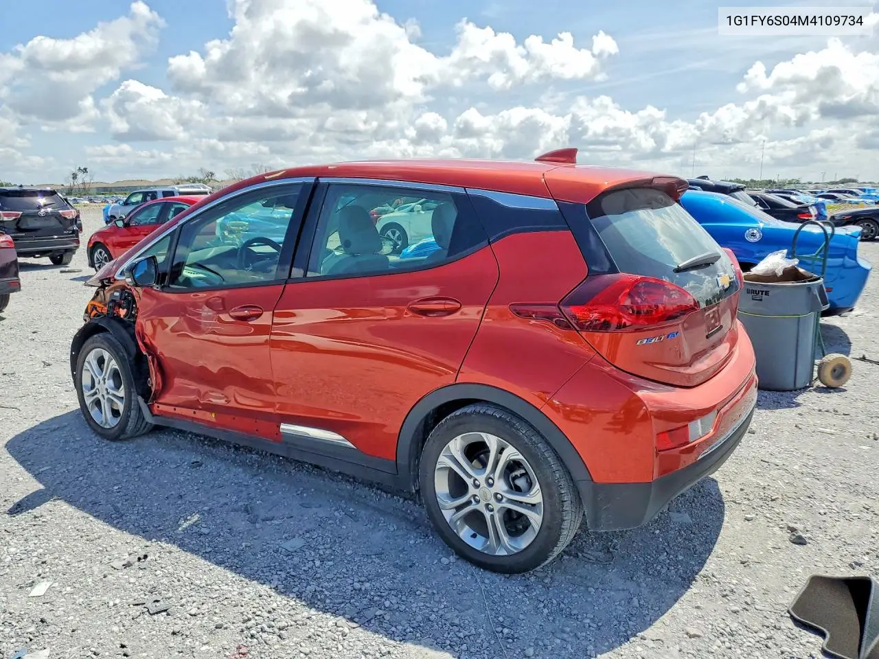 2021 Chevrolet Bolt Ev Lt VIN: 1G1FY6S04M4109734 Lot: 57236706