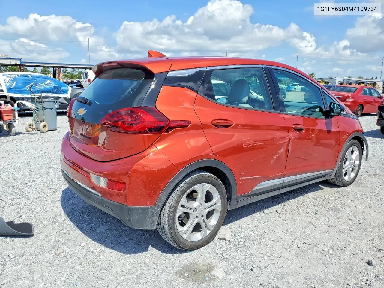 2021 Chevrolet Bolt Ev Lt VIN: 1G1FY6S04M4109734 Lot: 57236706