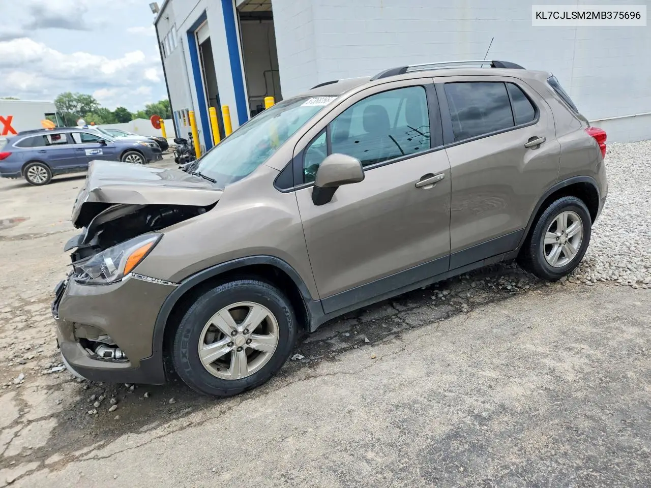 2021 Chevrolet Trax 1Lt VIN: KL7CJLSM2MB375696 Lot: 57368266