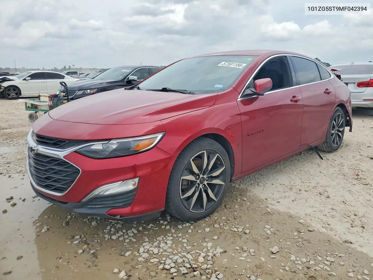 2021 Chevrolet Malibu Rs VIN: 1G1ZG5ST9MF042394 Lot: 57591186