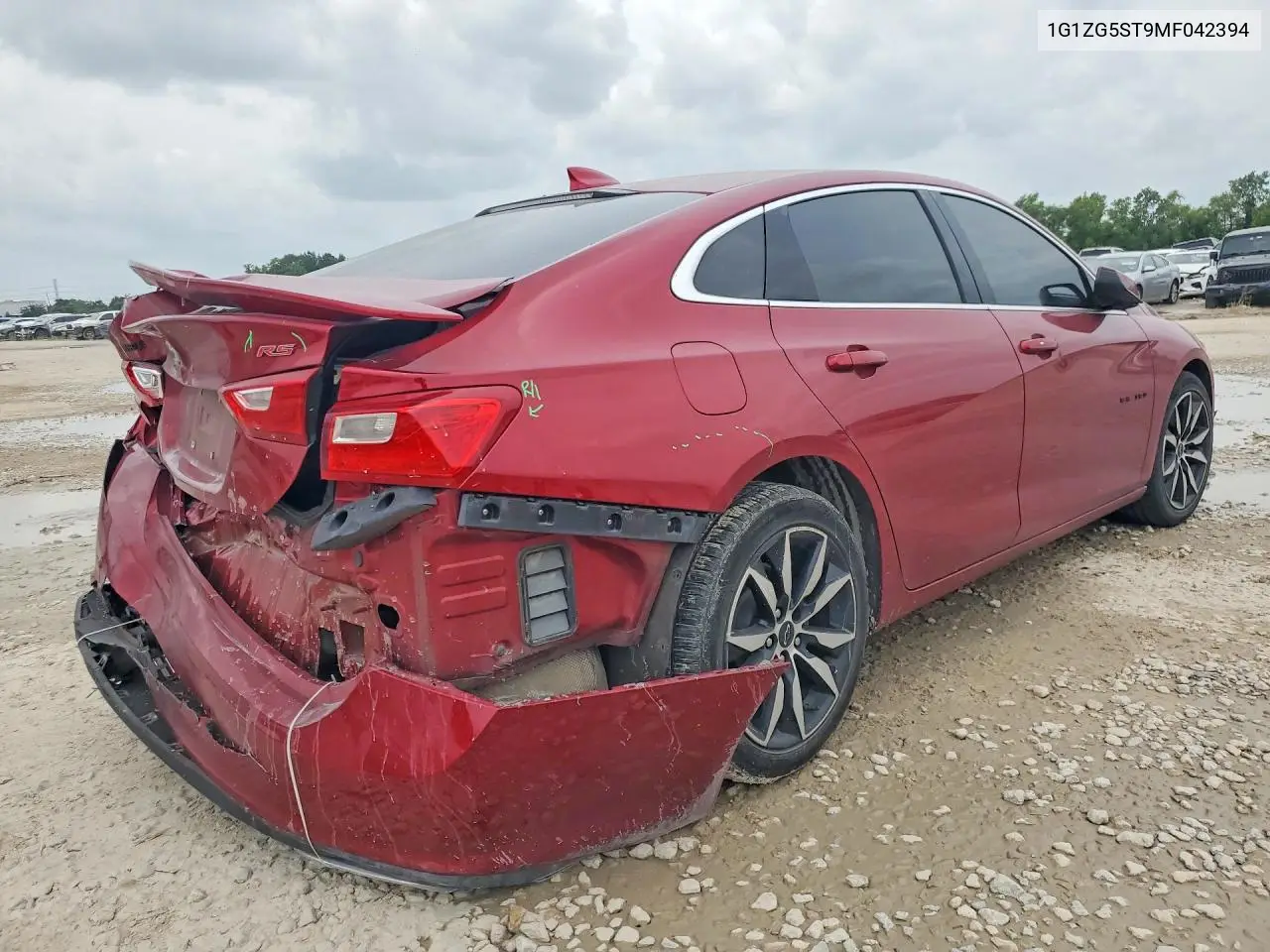 2021 Chevrolet Malibu Rs VIN: 1G1ZG5ST9MF042394 Lot: 57591186