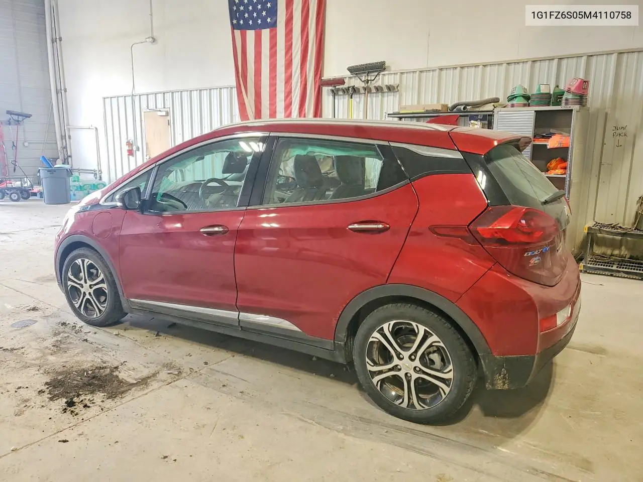 2021 Chevrolet Bolt Ev Premier VIN: 1G1FZ6S05M4110758 Lot: 57608506