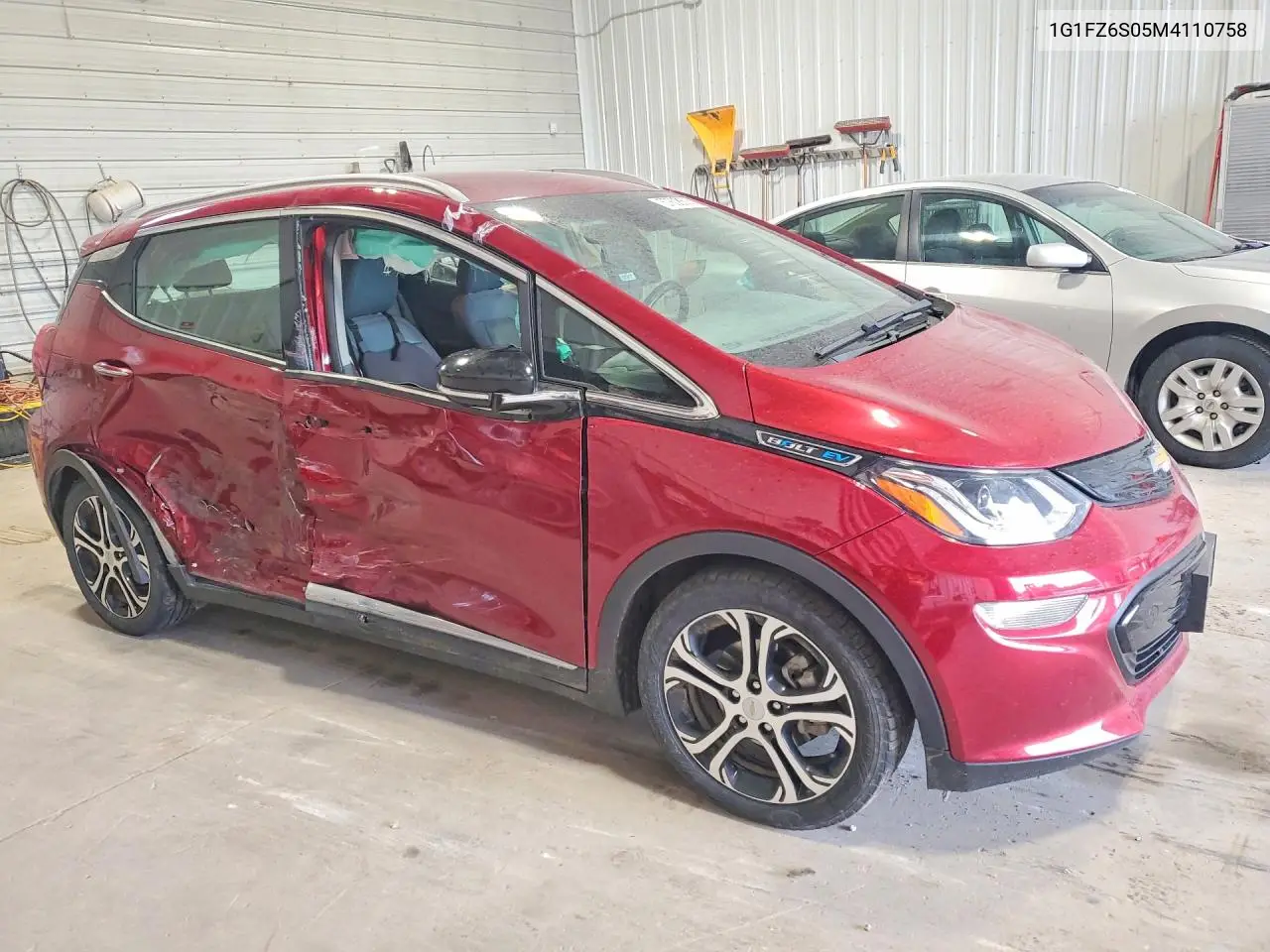 2021 Chevrolet Bolt Ev Premier VIN: 1G1FZ6S05M4110758 Lot: 57608506