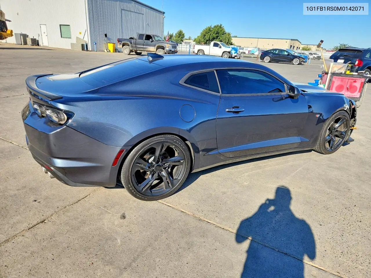 2021 Chevrolet Camaro Ls VIN: 1G1FB1RS0M0142071 Lot: 58428576