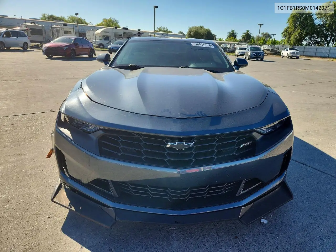 2021 Chevrolet Camaro Ls VIN: 1G1FB1RS0M0142071 Lot: 58428576