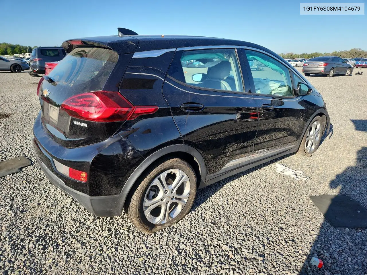 2021 Chevrolet Bolt Ev Lt VIN: 1G1FY6S08M4104679 Lot: 58650006