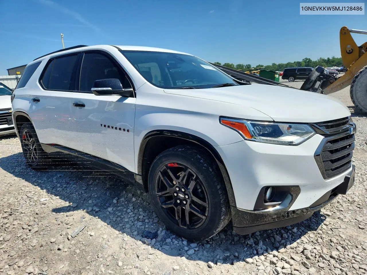 2021 Chevrolet Traverse Premier VIN: 1GNEVKKW5MJ128486 Lot: 59661706