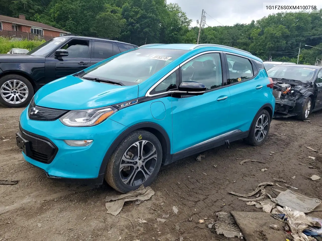 2021 Chevrolet Bolt Ev Premier VIN: 1G1FZ6S0XM4100758 Lot: 59783276