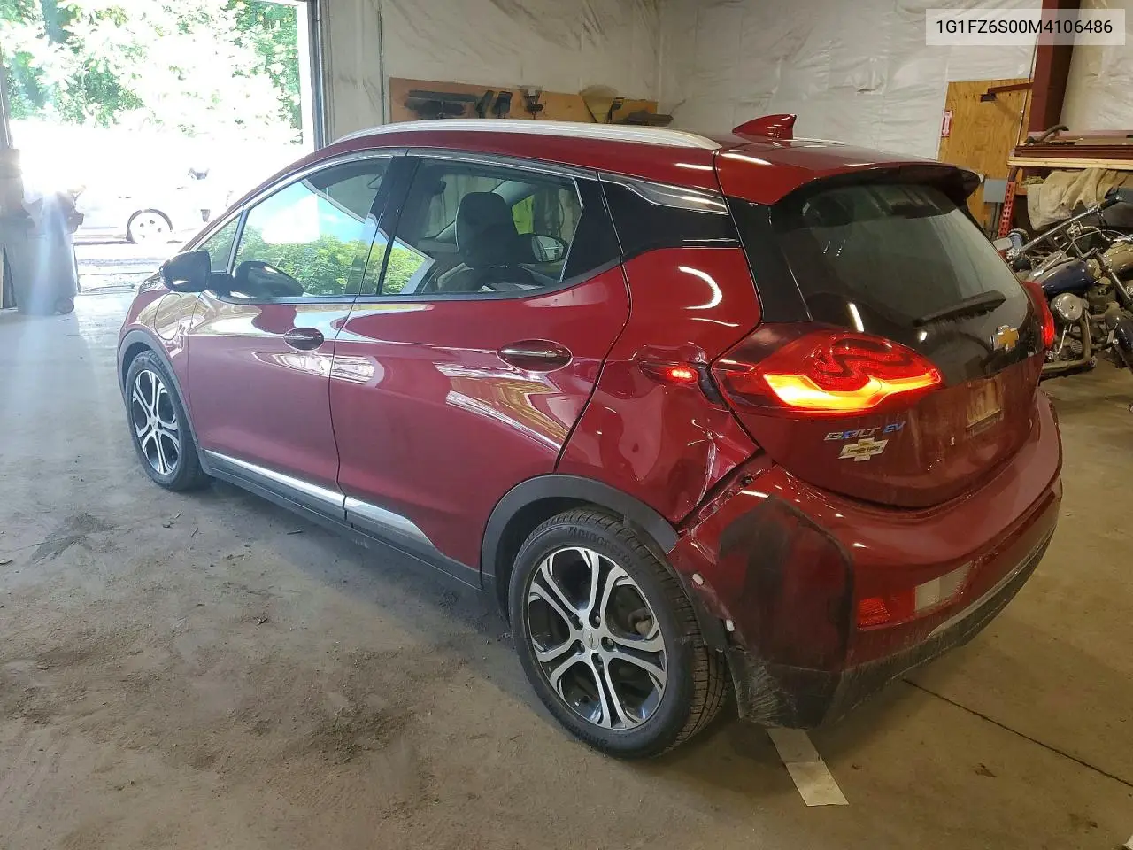 2021 Chevrolet Bolt Ev Premier VIN: 1G1FZ6S00M4106486 Lot: 61387116