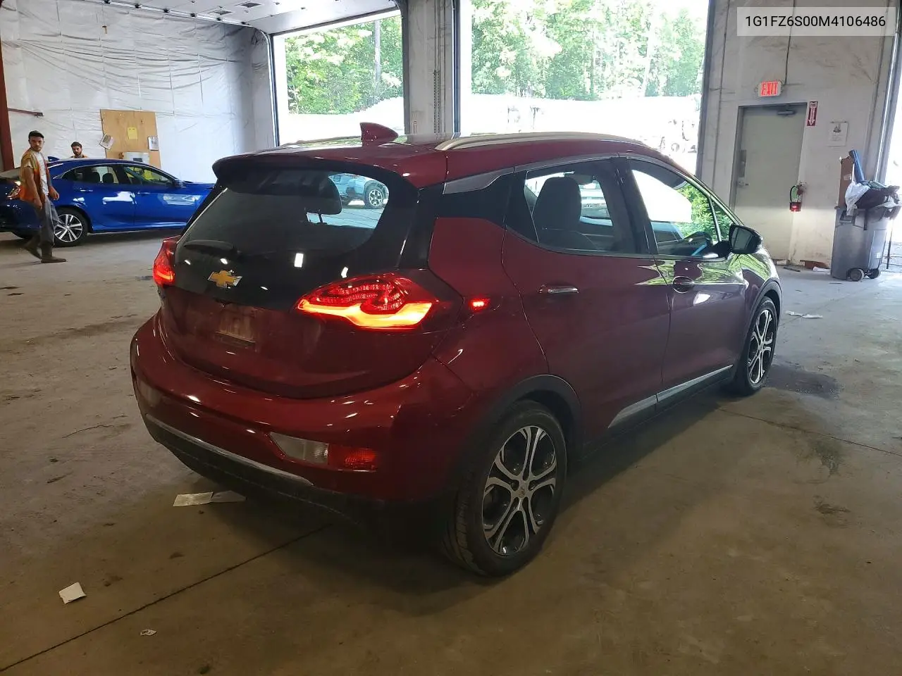 2021 Chevrolet Bolt Ev Premier VIN: 1G1FZ6S00M4106486 Lot: 61387116