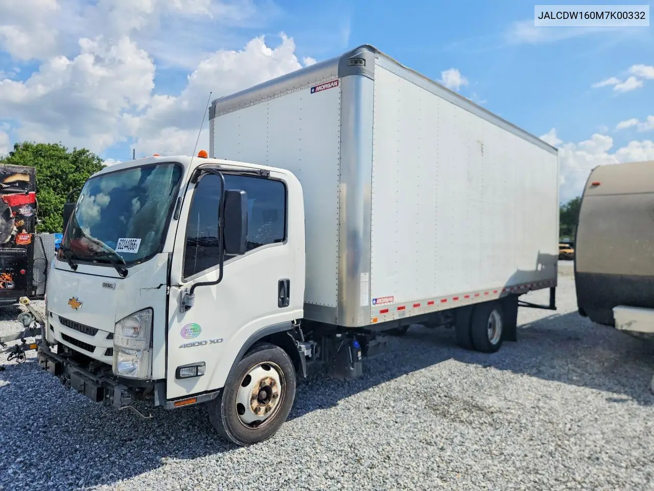 2021 Chevrolet 4500Xd VIN: JALCDW160M7K00332 Lot: 62244066