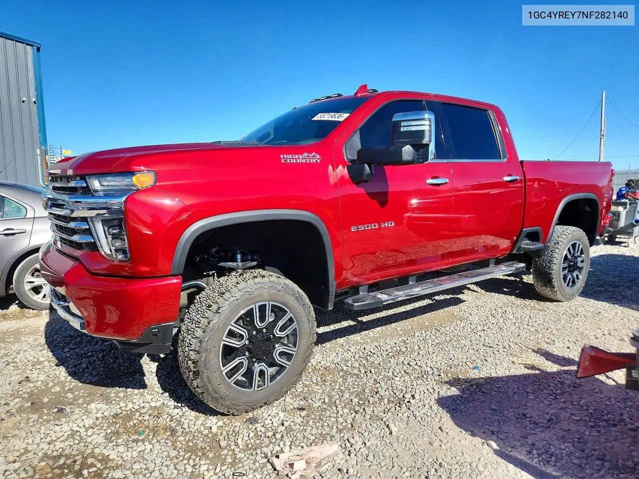 2022 Chevrolet Silverado K2500 High Country VIN: 1GC4YREY7NF282140 Lot: 55219636