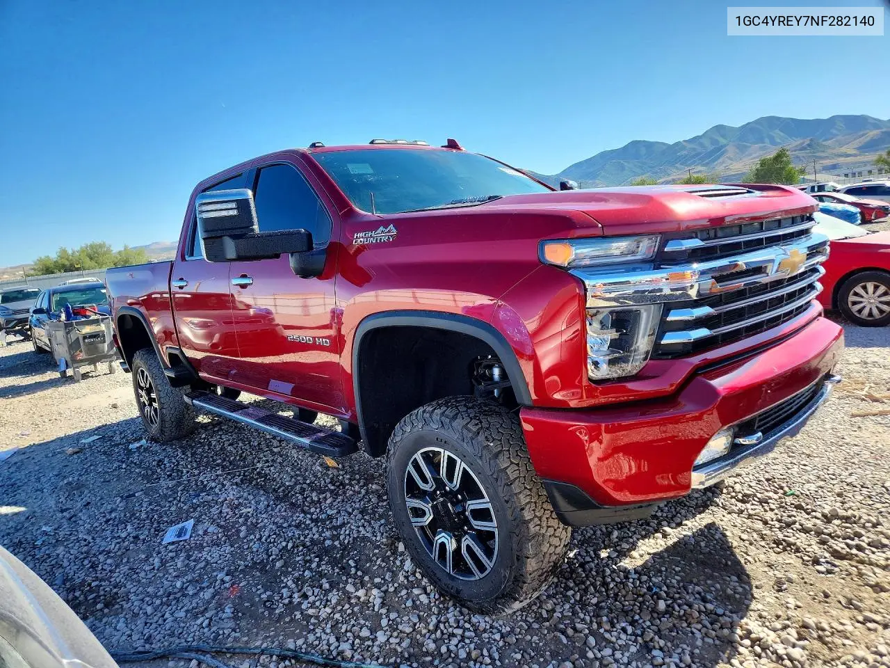 2022 Chevrolet Silverado K2500 High Country VIN: 1GC4YREY7NF282140 Lot: 55219636