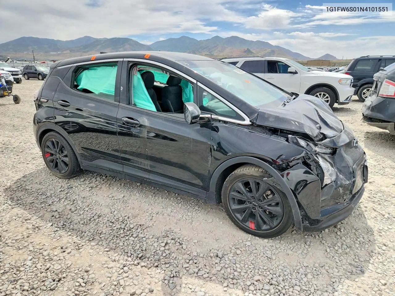2022 Chevrolet Bolt Ev 1Lt VIN: 1G1FW6S01N4101551 Lot: 55953076