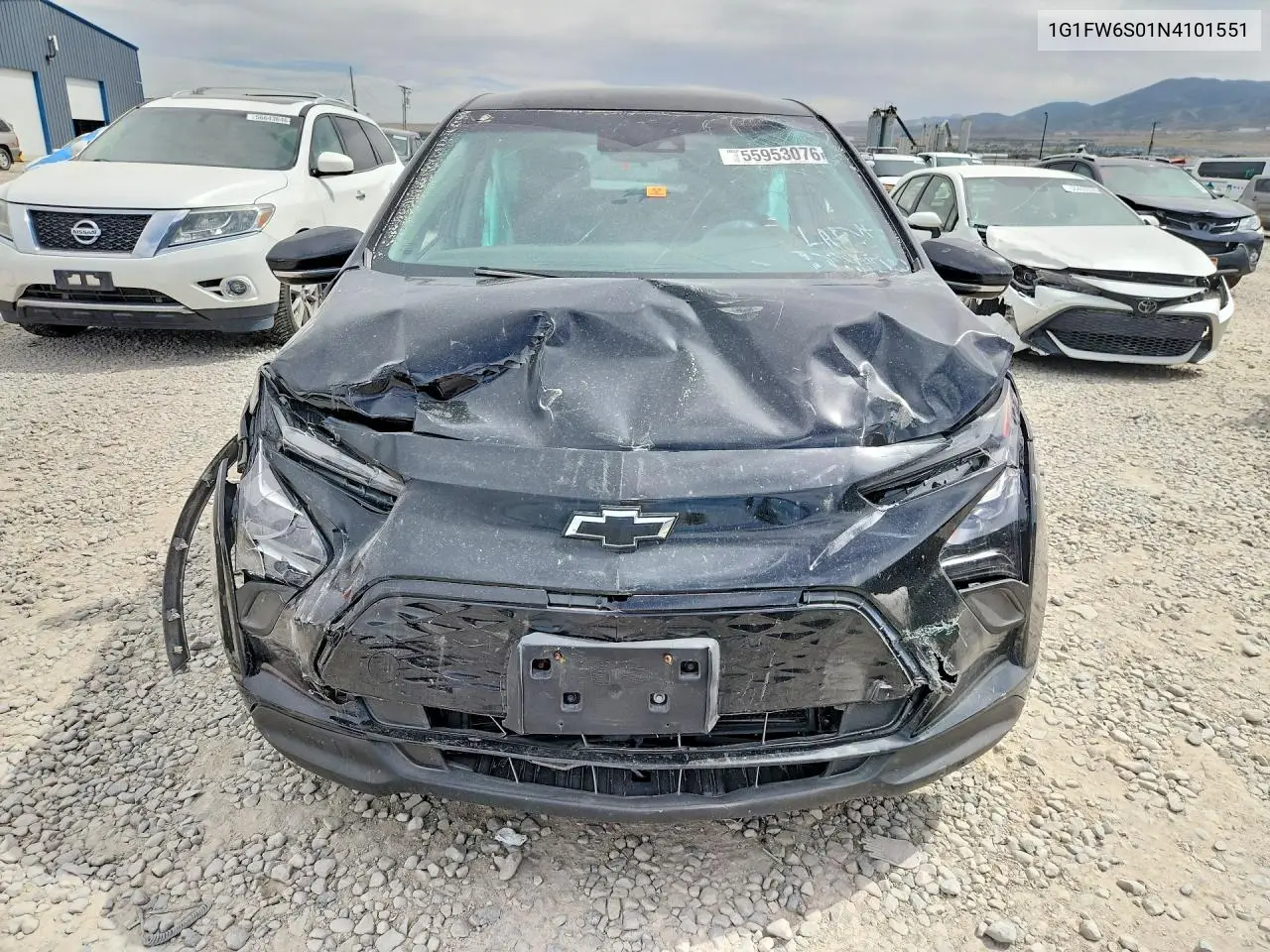2022 Chevrolet Bolt Ev 1Lt VIN: 1G1FW6S01N4101551 Lot: 55953076