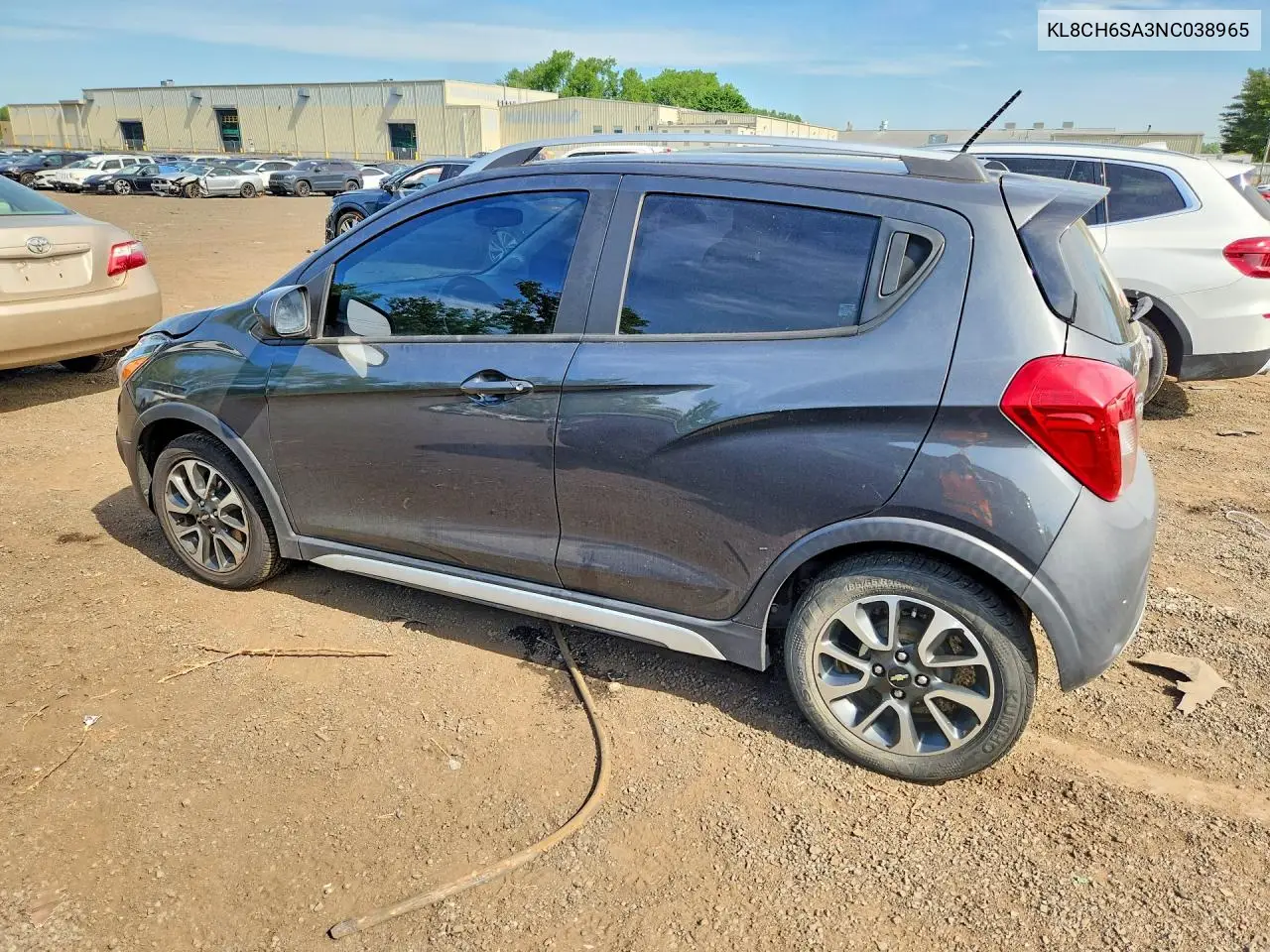 2022 Chevrolet Spark Activ VIN: KL8CH6SA3NC038965 Lot: 56304236