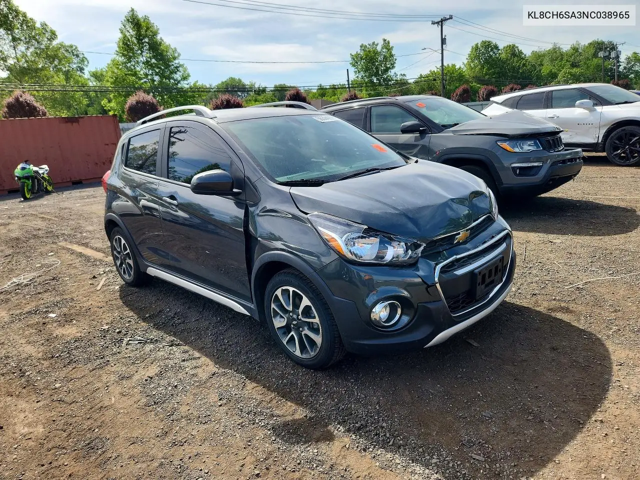 2022 Chevrolet Spark Activ VIN: KL8CH6SA3NC038965 Lot: 56304236