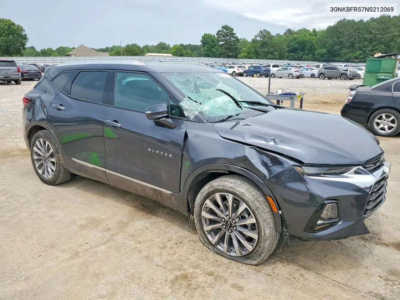 2022 Chevrolet Blazer Premier VIN: 3GNKBFRS7NS212069 Lot: 56345576
