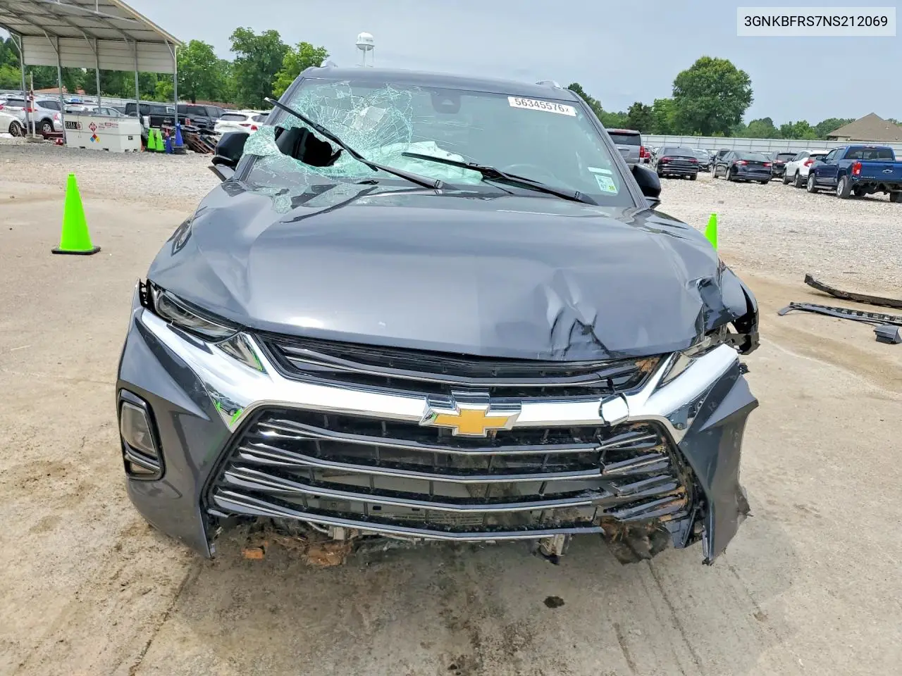 2022 Chevrolet Blazer Premier VIN: 3GNKBFRS7NS212069 Lot: 56345576