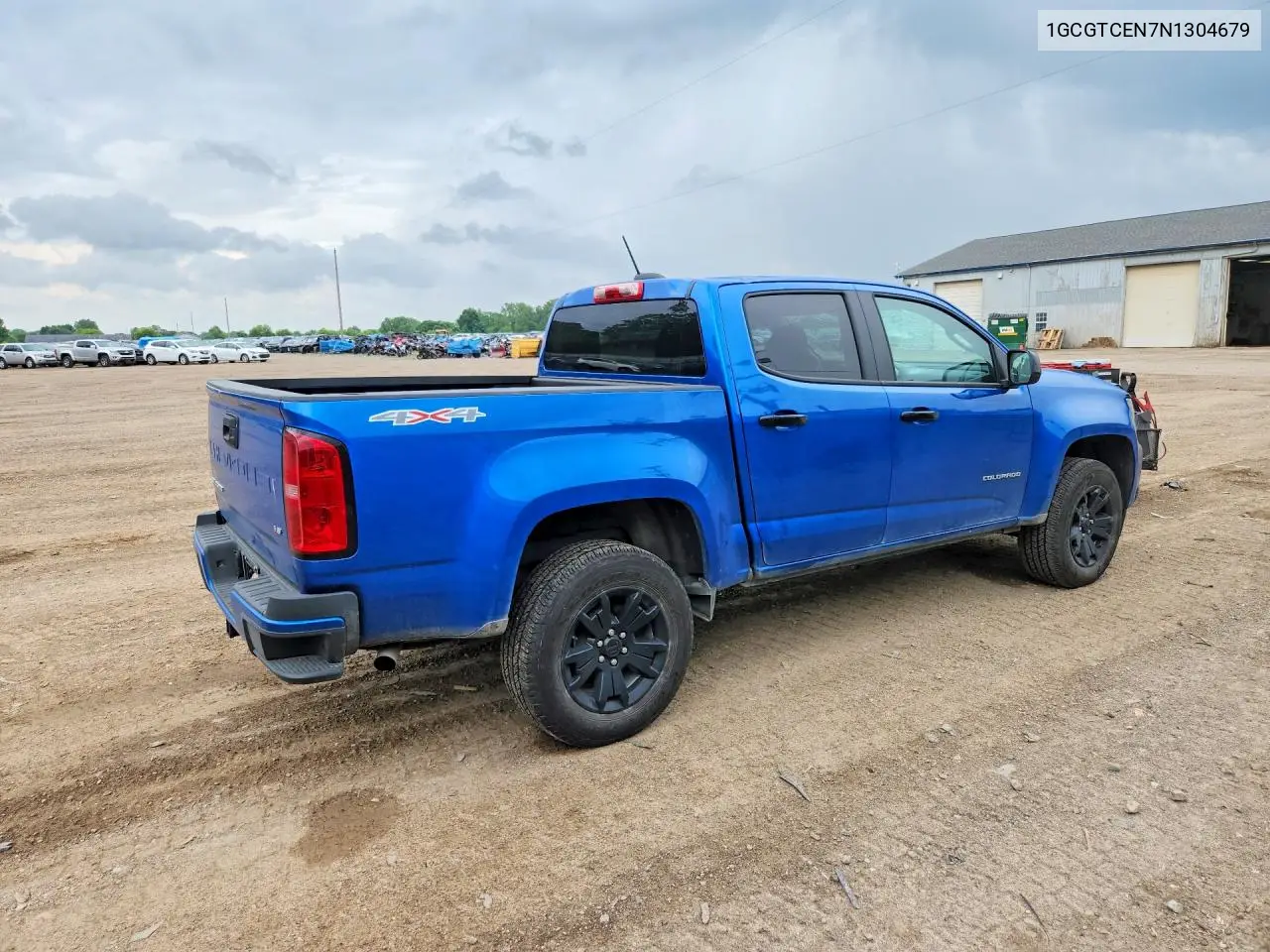 2022 Chevrolet Colorado Lt VIN: 1GCGTCEN7N1304679 Lot: 56917216