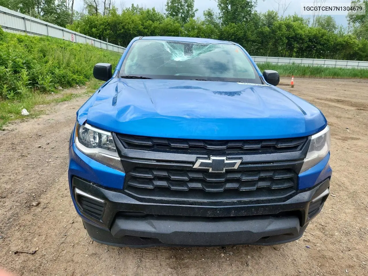 2022 Chevrolet Colorado Lt VIN: 1GCGTCEN7N1304679 Lot: 56917216