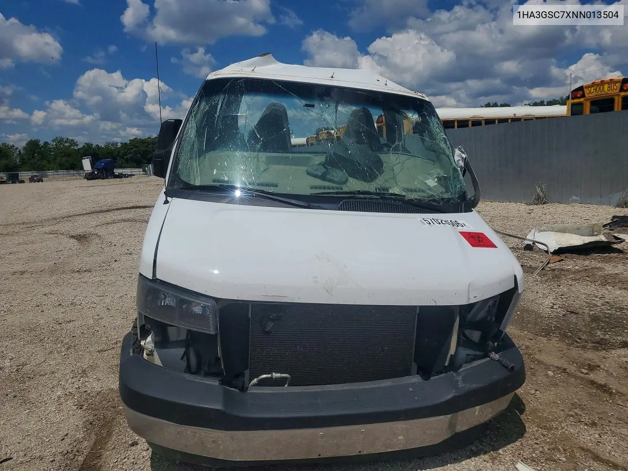 2022 Chevrolet Express G3500 VIN: 1HA3GSC7XNN013504 Lot: 57028506