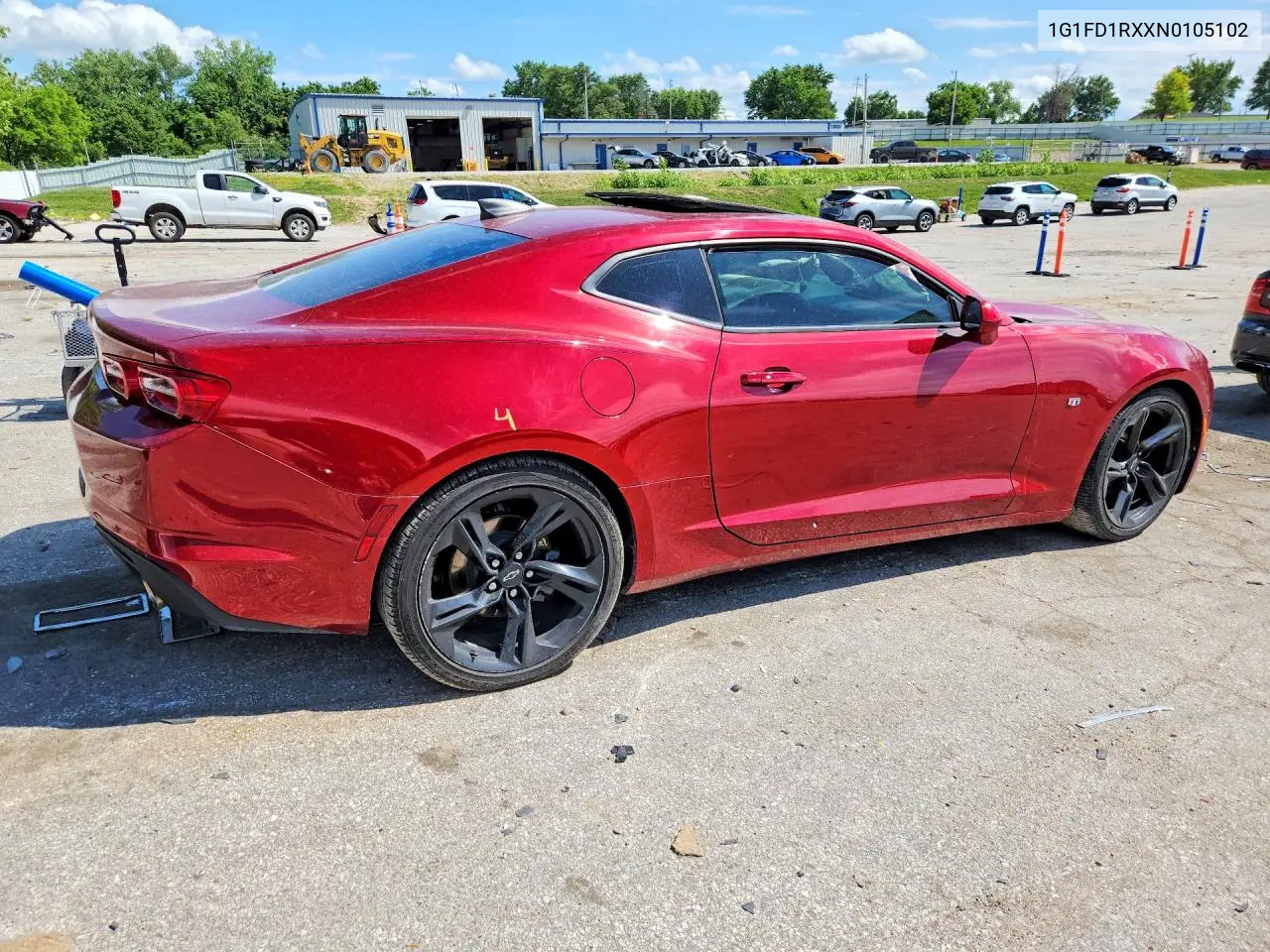 2022 Chevrolet Camaro VIN: 1G1FD1RXXN0105102 Lot: 57235706