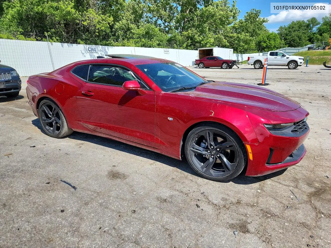 2022 Chevrolet Camaro VIN: 1G1FD1RXXN0105102 Lot: 57235706