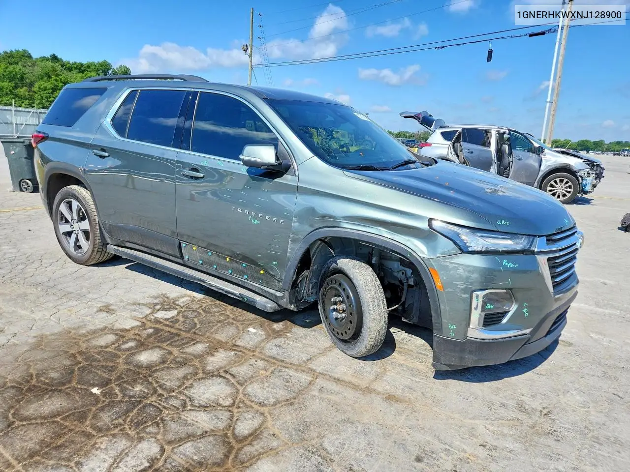 2022 Chevrolet Traverse Lt VIN: 1GNERHKWXNJ128900 Lot: 57777106