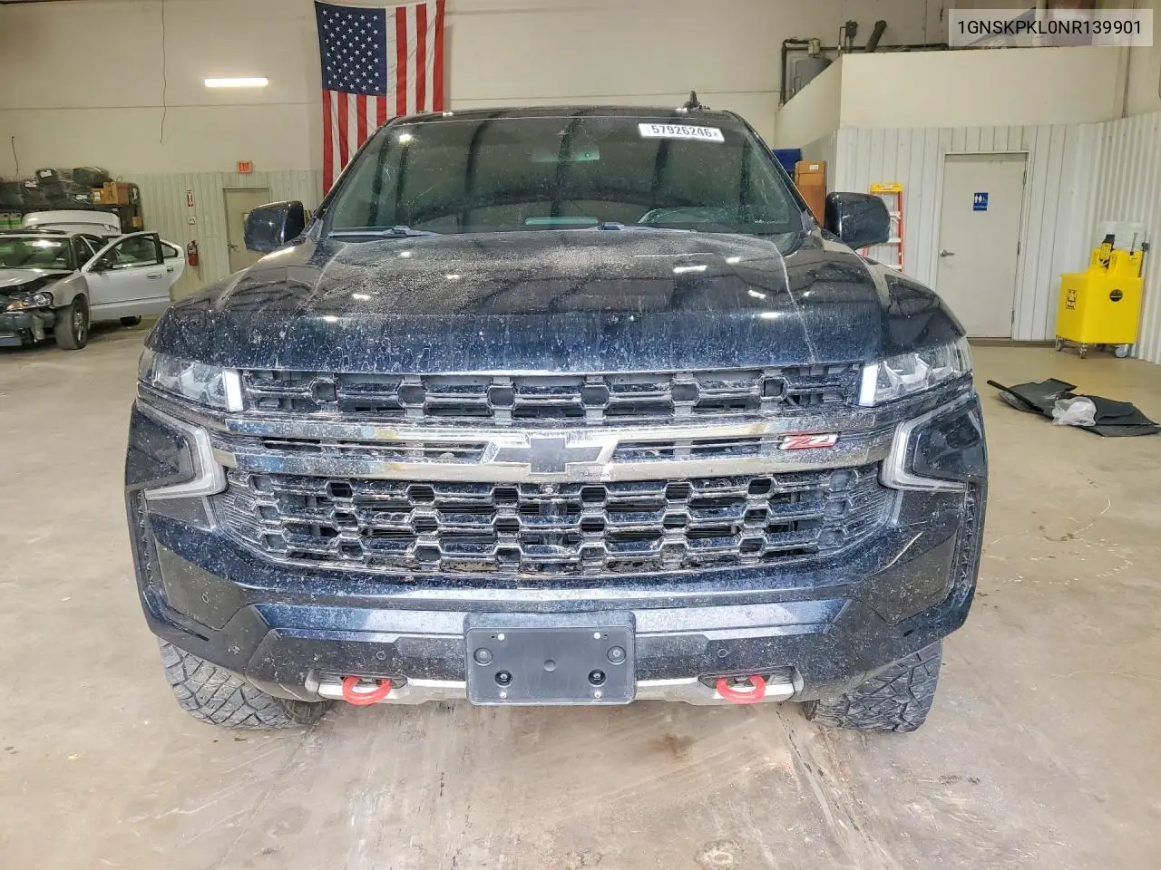 2022 Chevrolet Tahoe K1500 Z71 VIN: 1GNSKPKL0NR139901 Lot: 57926246