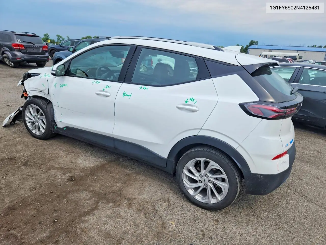 2022 Chevrolet Bolt Euv Lt VIN: 1G1FY6S02N4125481 Lot: 57936296