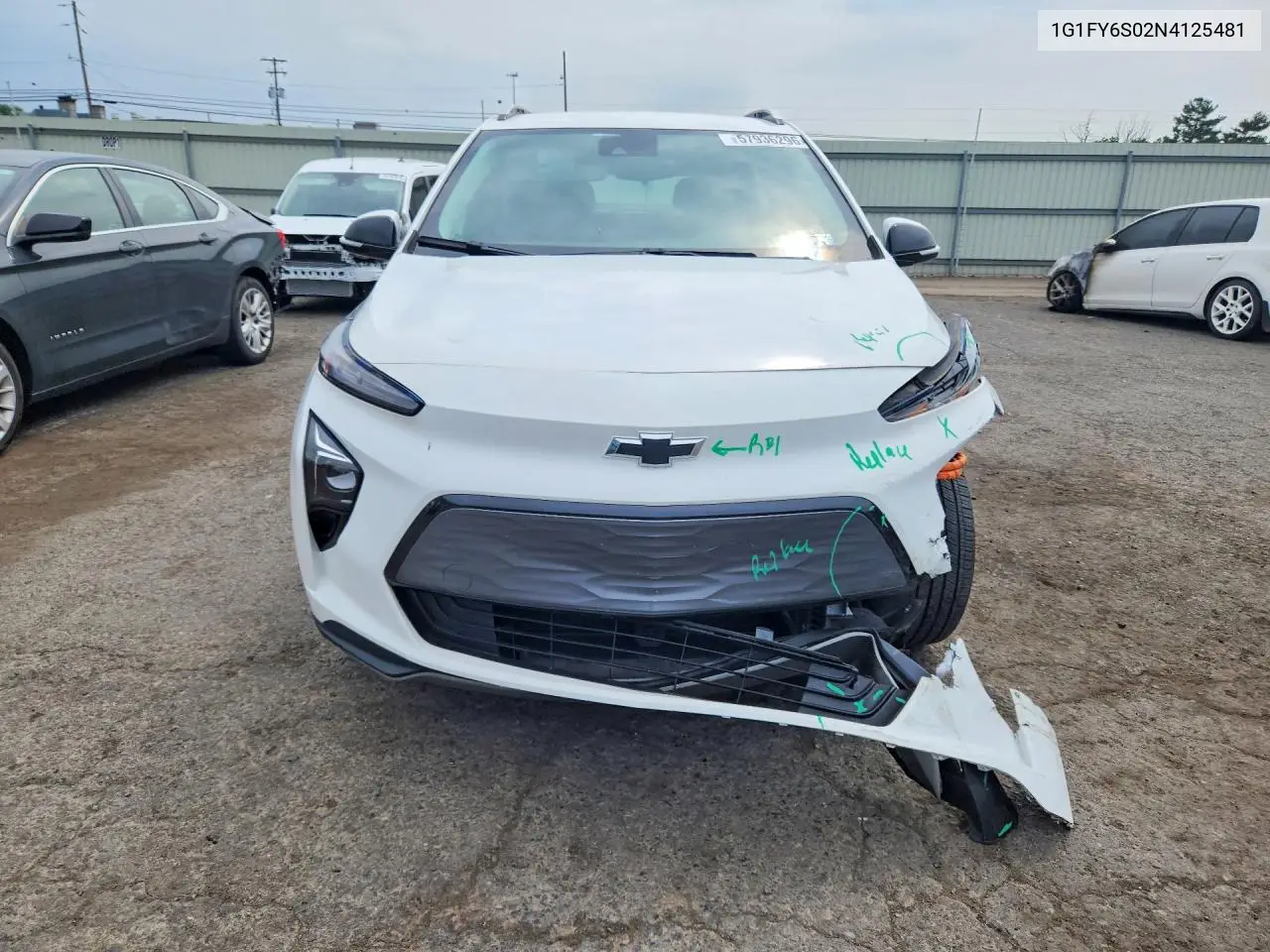 2022 Chevrolet Bolt Euv Lt VIN: 1G1FY6S02N4125481 Lot: 57936296