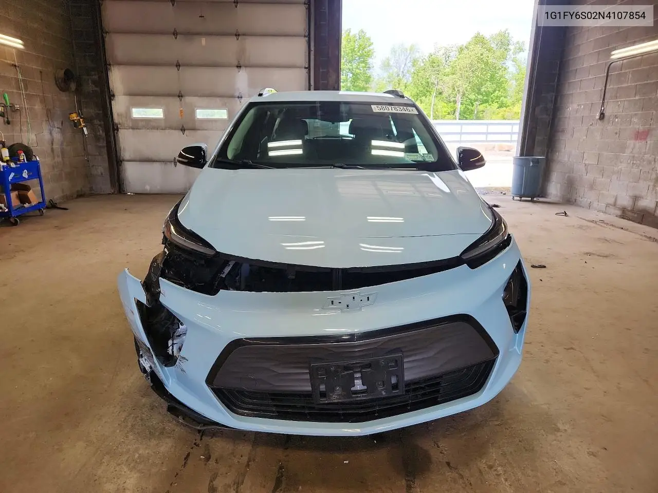2022 Chevrolet Bolt Euv Lt VIN: 1G1FY6S02N4107854 Lot: 58078346