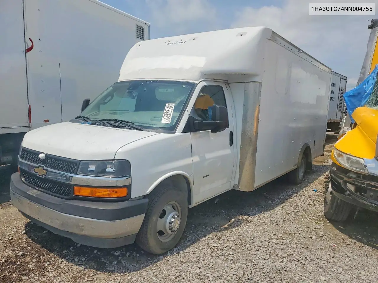2022 Chevrolet Express G3500 Delivery Truck VIN: 1HA3GTC74NN004755 Lot: 58478356