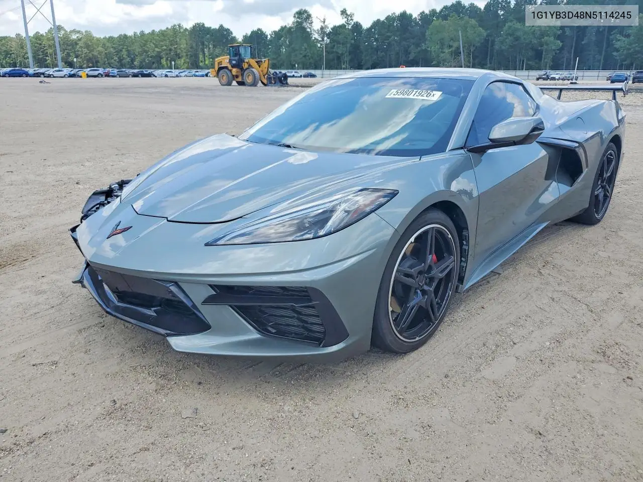 2022 Chevrolet Corvette Stingray 2Lt VIN: 1G1YB3D48N5114245 Lot: 59801926