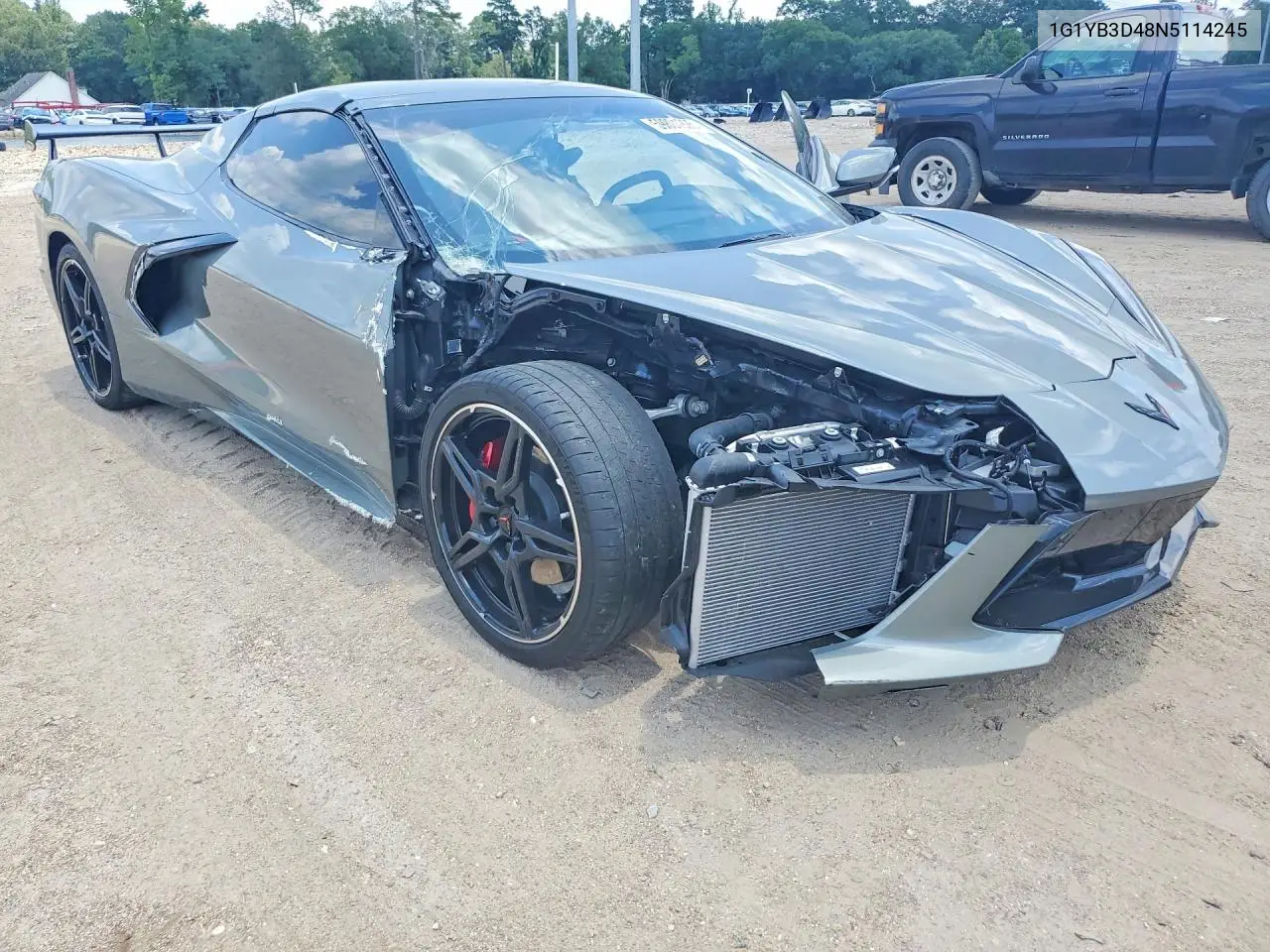 2022 Chevrolet Corvette Stingray 2Lt VIN: 1G1YB3D48N5114245 Lot: 59801926