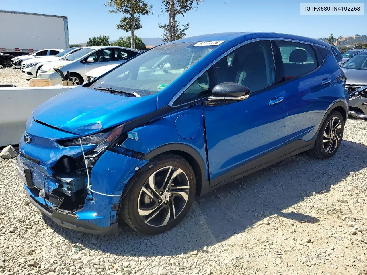 2022 Chevrolet Bolt Ev 2Lt VIN: 1G1FX6S01N4102258 Lot: 61179176