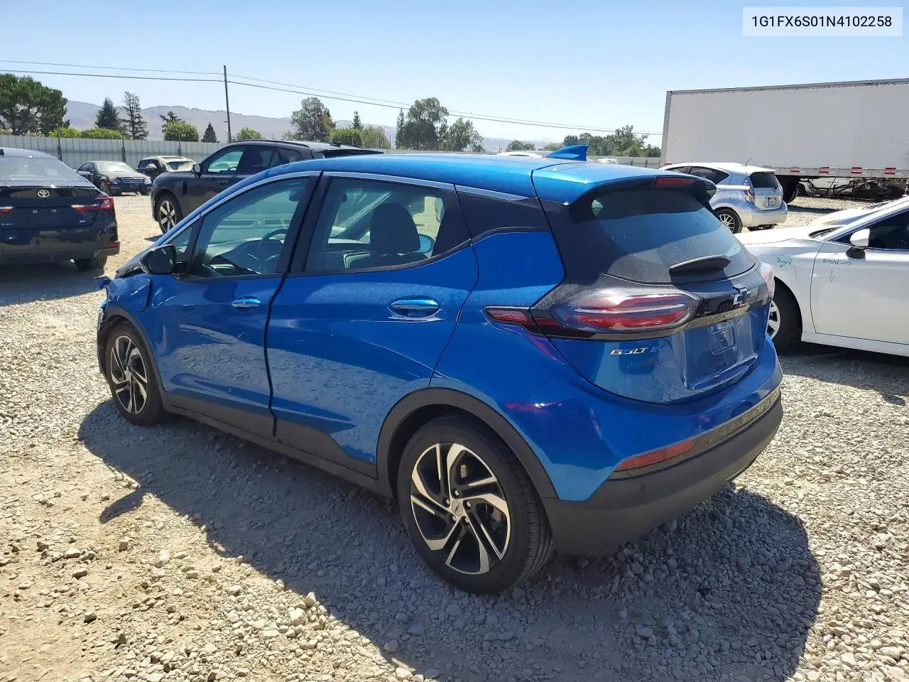 2022 Chevrolet Bolt Ev 2Lt VIN: 1G1FX6S01N4102258 Lot: 61179176