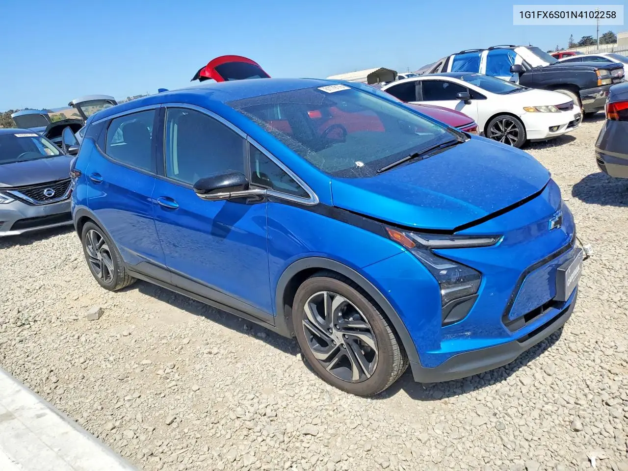 2022 Chevrolet Bolt Ev 2Lt VIN: 1G1FX6S01N4102258 Lot: 61179176