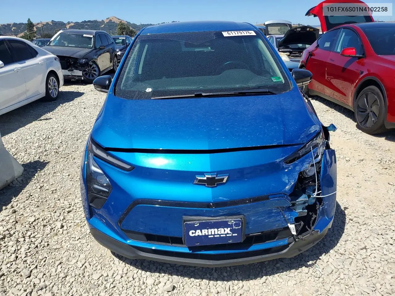 2022 Chevrolet Bolt Ev 2Lt VIN: 1G1FX6S01N4102258 Lot: 61179176