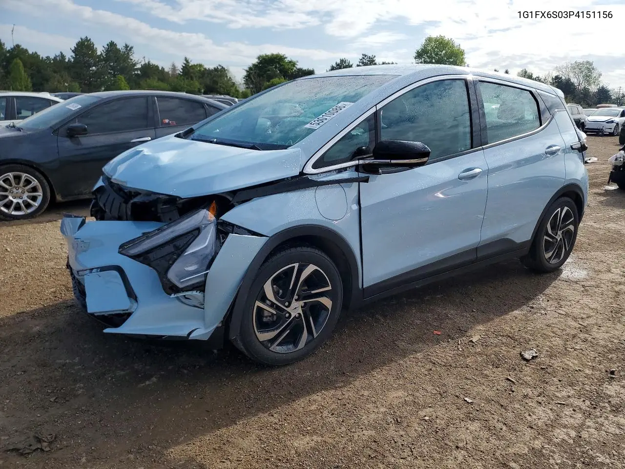 2023 Chevrolet Bolt Ev 2Lt VIN: 1G1FX6S03P4151156 Lot: 53010086