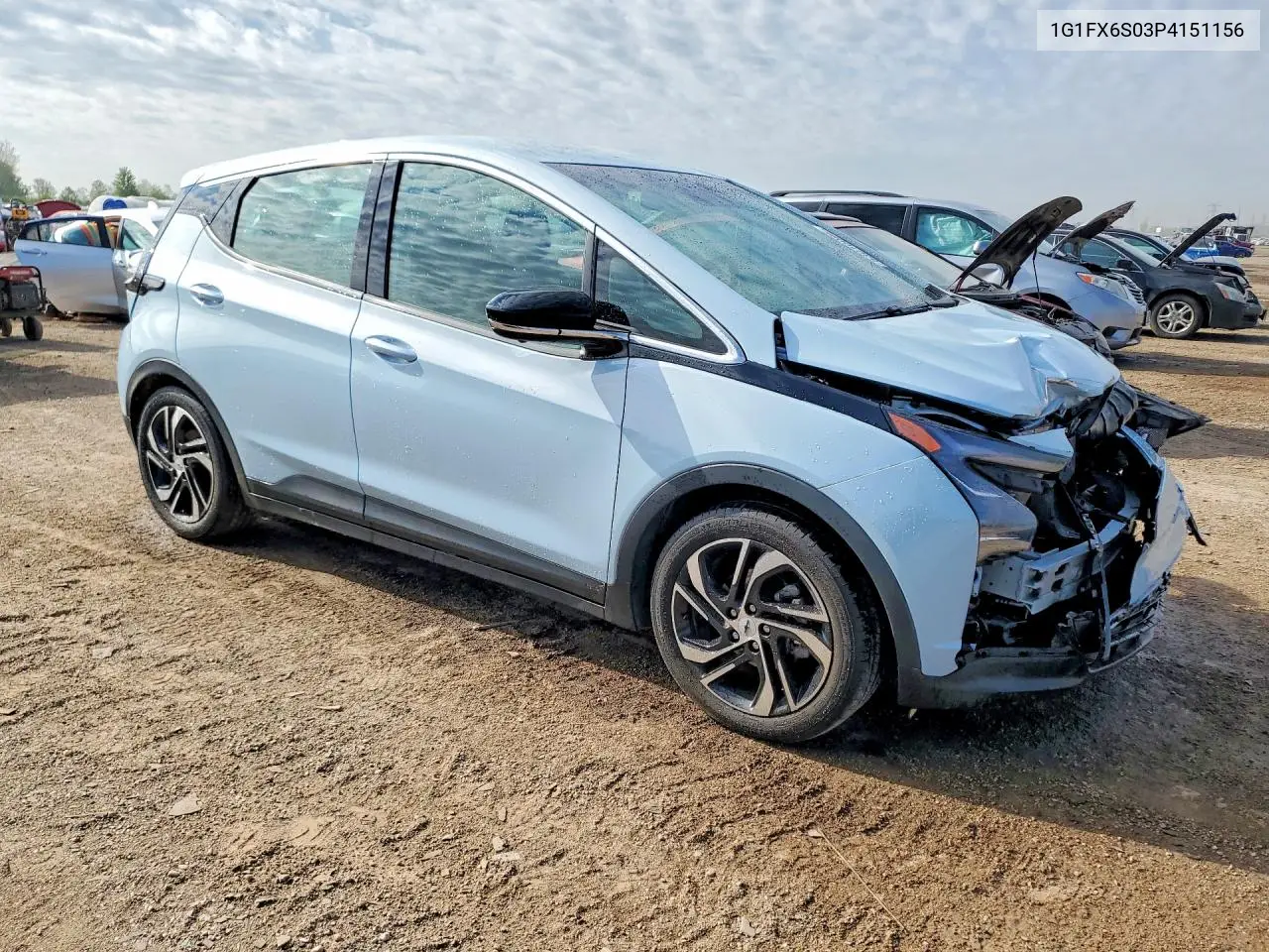 2023 Chevrolet Bolt Ev 2Lt VIN: 1G1FX6S03P4151156 Lot: 53010086