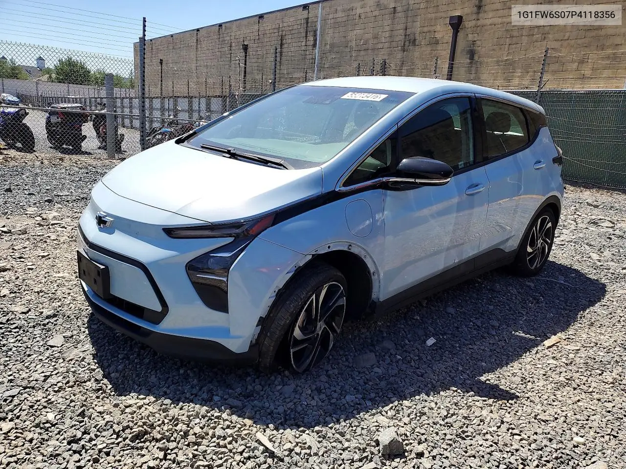 2023 Chevrolet Bolt Ev 1Lt VIN: 1G1FW6S07P4118356 Lot: 55315416