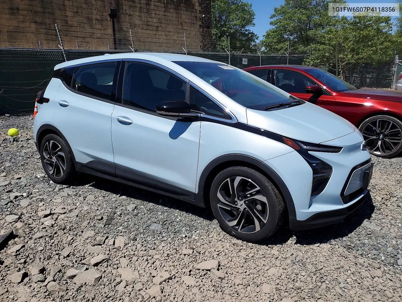 2023 Chevrolet Bolt Ev 1Lt VIN: 1G1FW6S07P4118356 Lot: 55315416