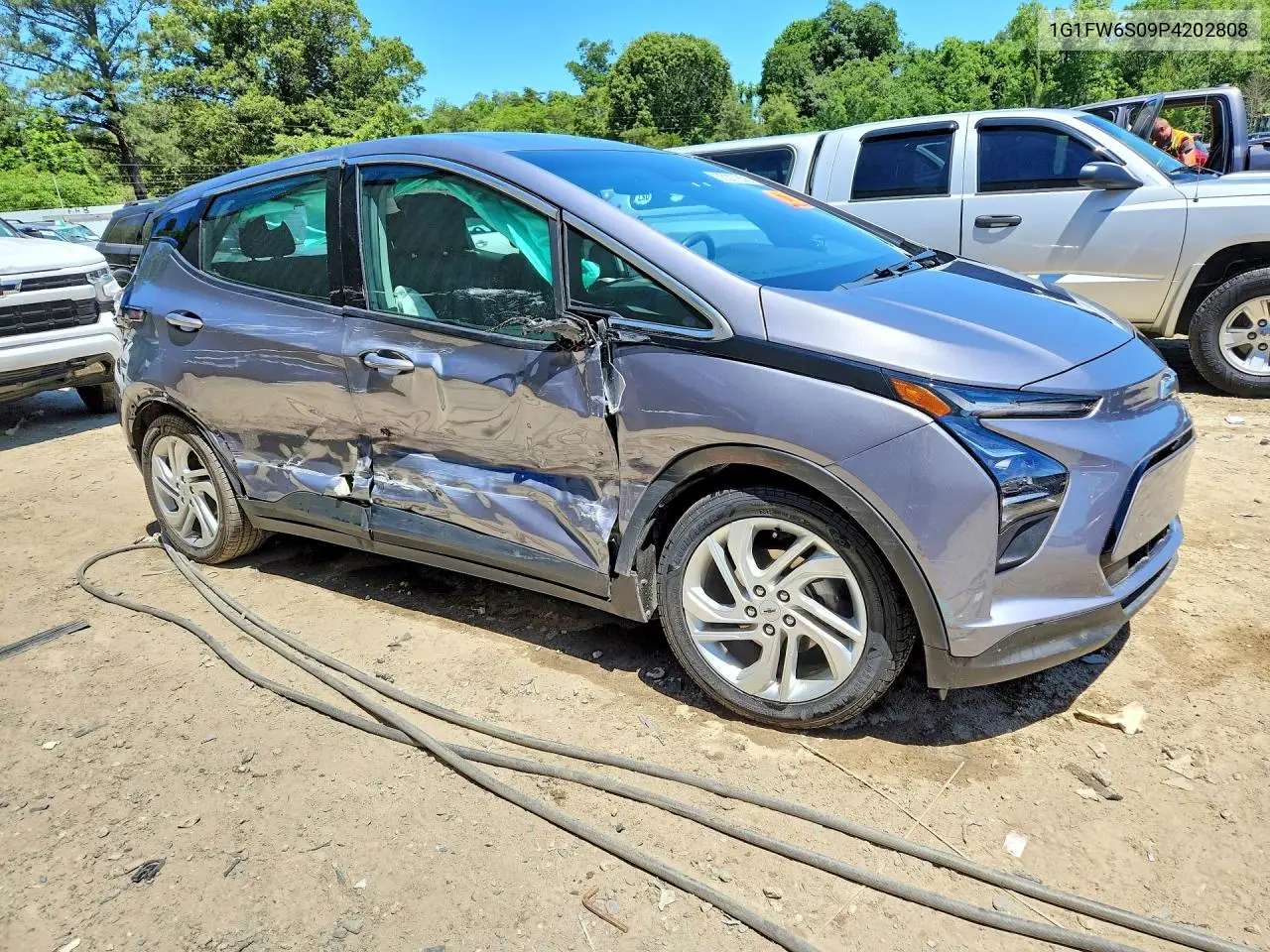 2023 Chevrolet Bolt Ev 1Lt VIN: 1G1FW6S09P4202808 Lot: 55377836