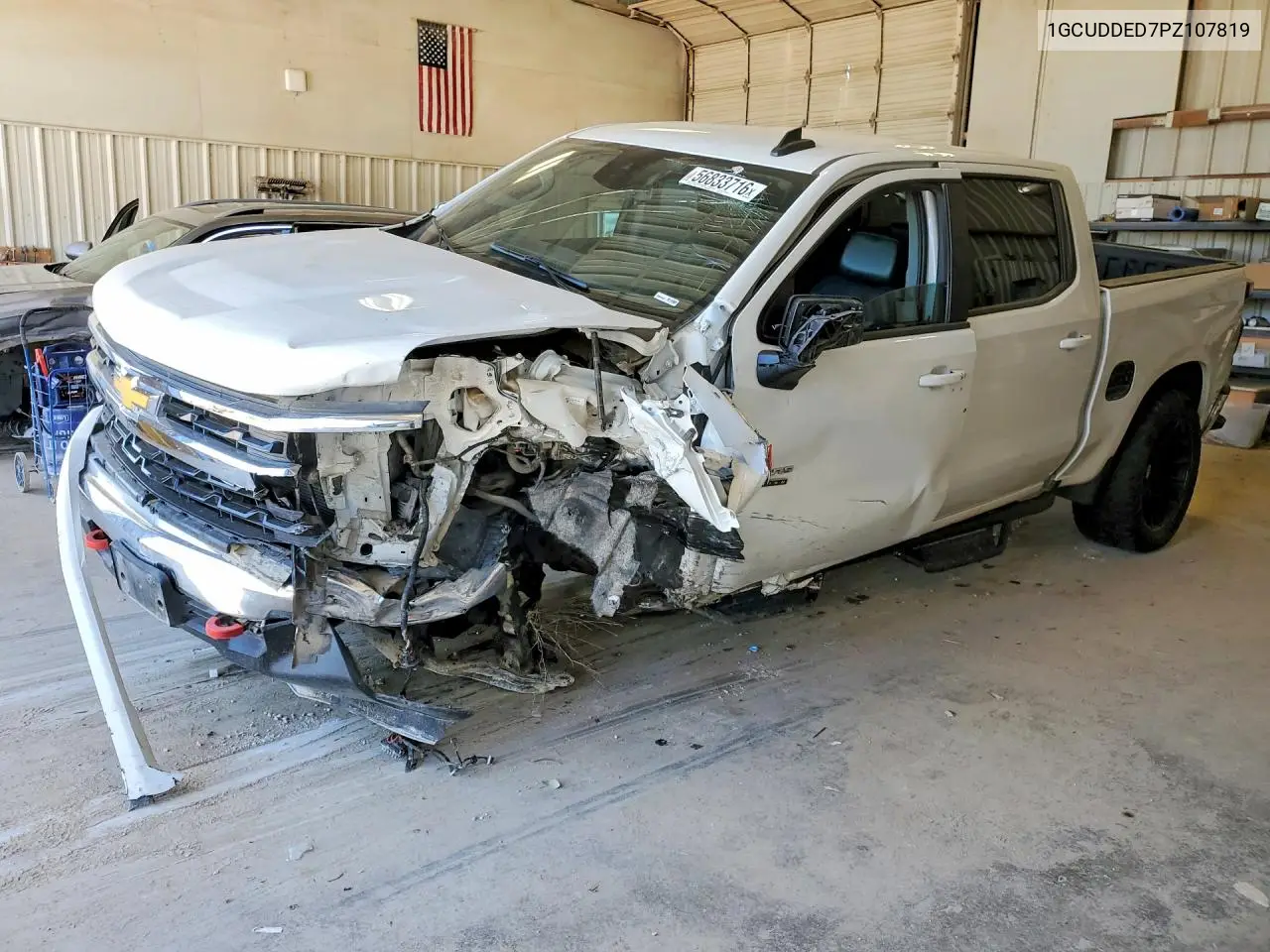 2023 Chevrolet Silverado K1500 Lt VIN: 1GCUDDED7PZ107819 Lot: 56833716