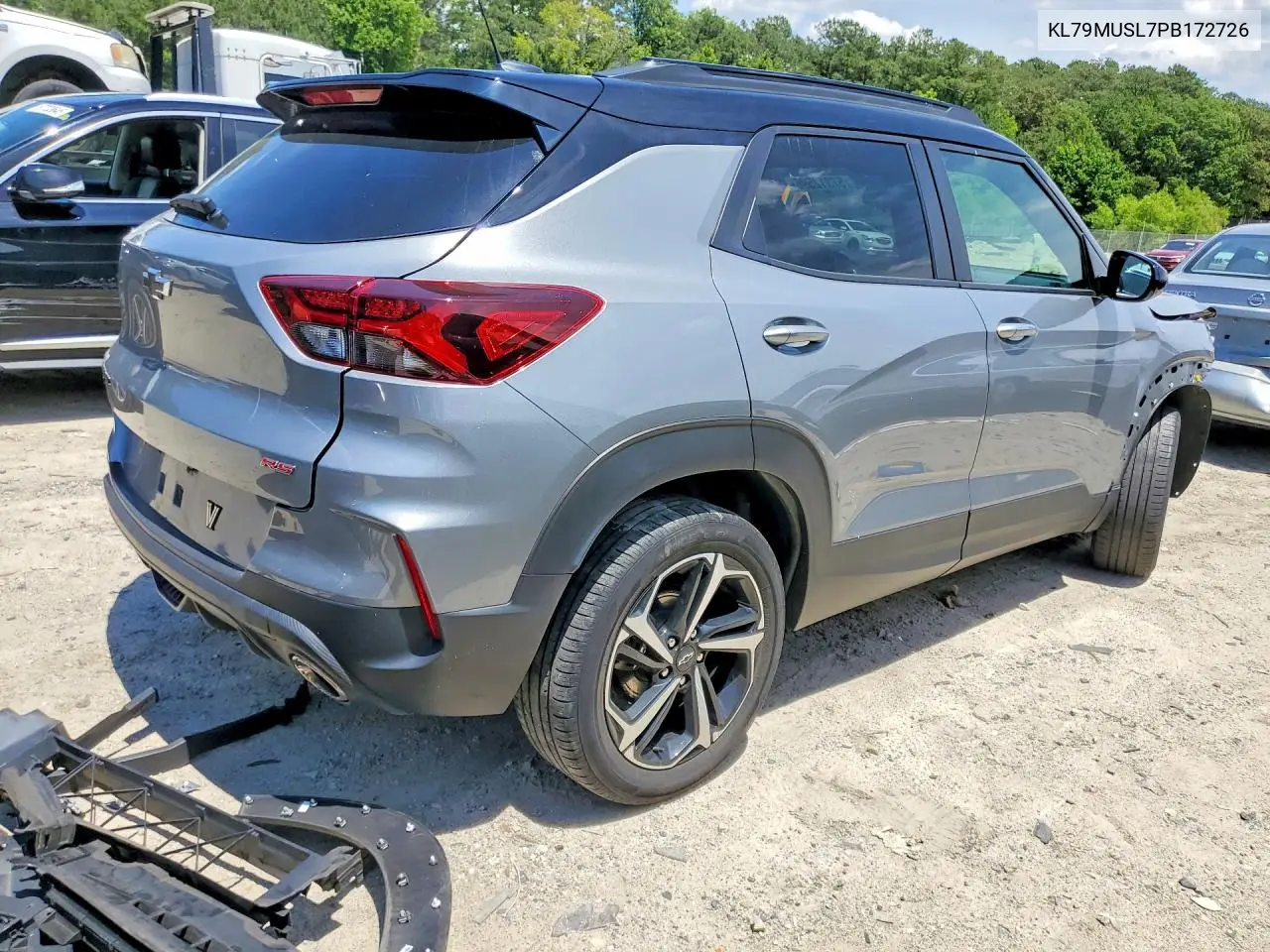 2023 Chevrolet Trailblazer Rs VIN: KL79MUSL7PB172726 Lot: 57312596