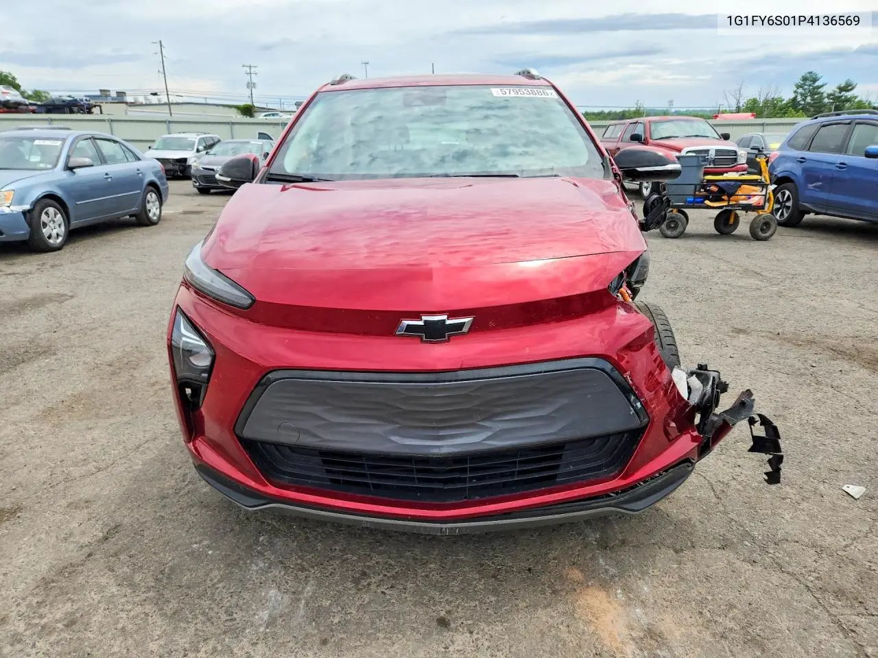 2023 Chevrolet Bolt Euv Lt VIN: 1G1FY6S01P4136569 Lot: 57953886